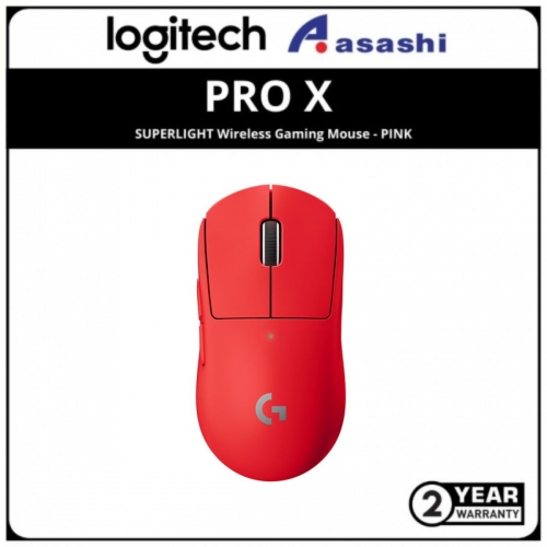 Logitech PRO X SUPERLIGHT Wireless Gaming Mouse (910-006786) - RED
