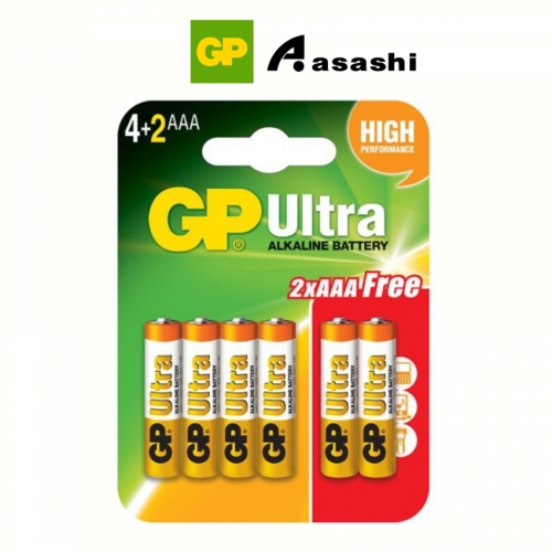 PROMO-GP Alkaline AA4s + 2AA Battery (GP15AU4/2AS6)