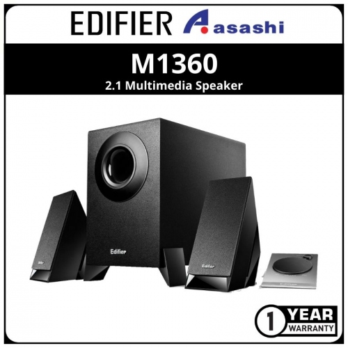 Edifier M1360 2.1 Multimedia Speaker(Metalic grey) (1 yrs Limited Hardware Warranty)