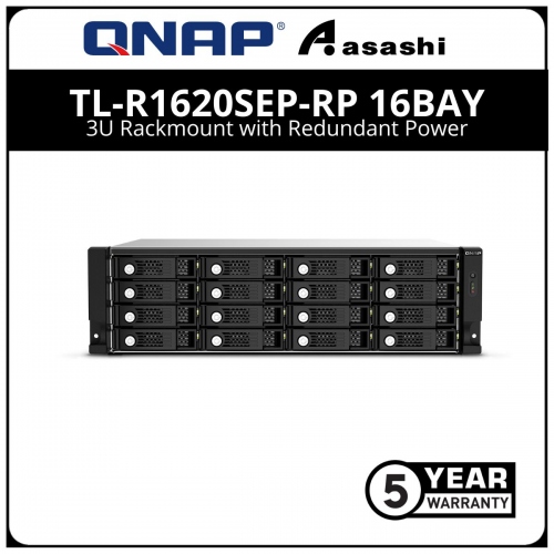 Qnap TL-R1620Sep-RP 16Bay 3U Rackmount storage expansion with Redundant Power