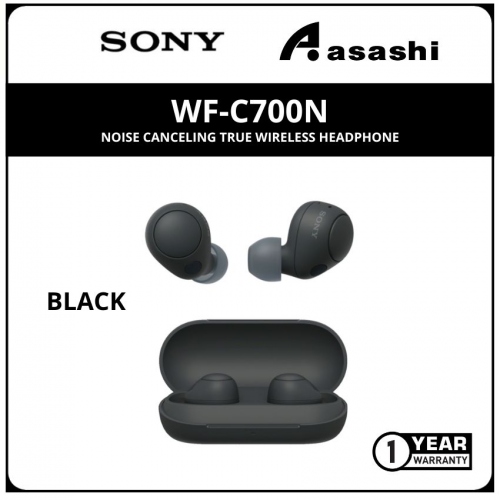 Sony WF-C700N-Black Noise Canceling True Wireless Headphone (1 yrs Limited Hardware Warranty)