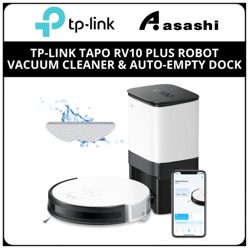 TP-Link Tapo RV10 Plus Robot Vacuum Cleaner & Auto-Empty Dock