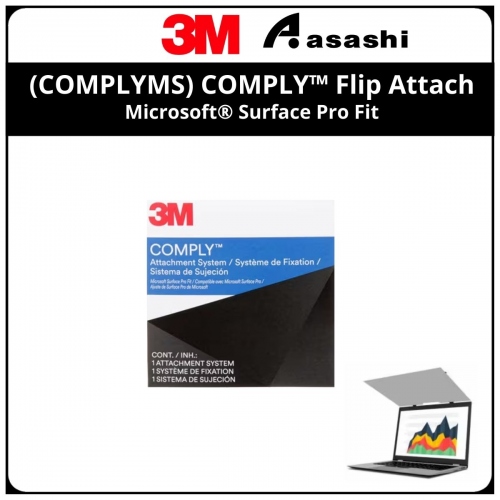 3M™ (COMPLYMS) COMPLY™ Flip Attach, Microsoft® Surface Pro Fit