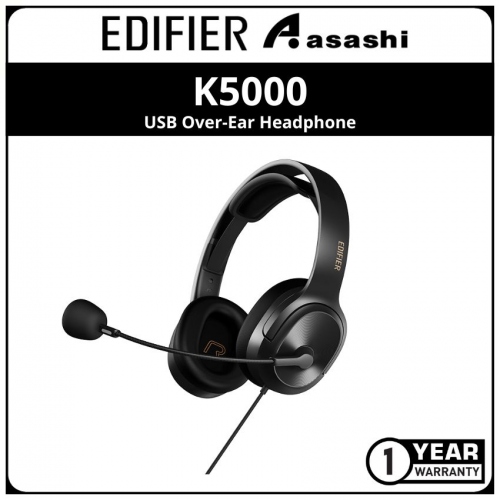 Edifier K5000 - USB Over-Ear Headphone (1 yrs Limited Hardware Warranty)
