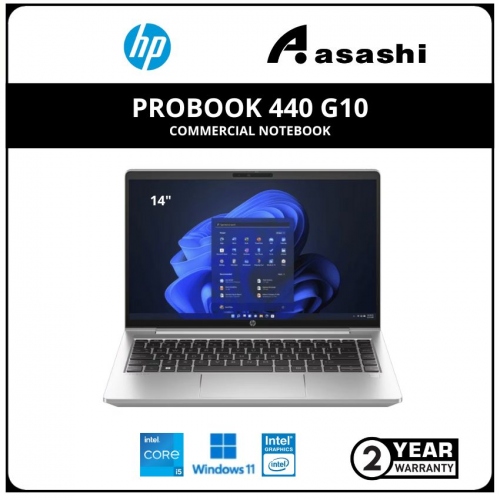 HP Probook 440 G10 Commercial Notebook-840F3PA-(Intel Core i5-1335U/8GB DDR4/512GB SSD/14