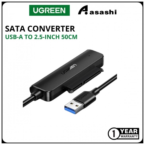 UGREEN USB-A TO 2.5-INCH SATA CONVERTER 50CM