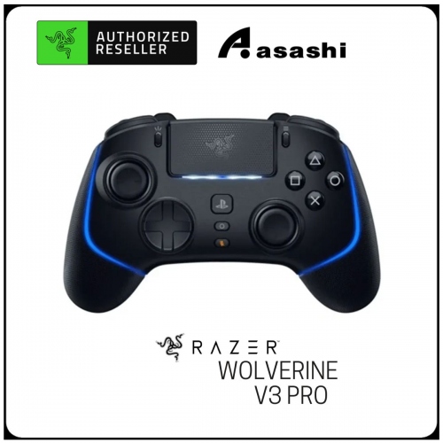 Razer Wolverine V2 Pro - Wireless PS5 & PC Controller (HyperSpeed WLS, Mecha-Tactile Btns, HyperTrigger, 8 Ways D-Pad)