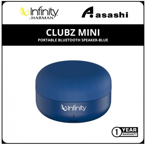 Infinity Clubz Mini Portable Bluetooth Speaker-Blue