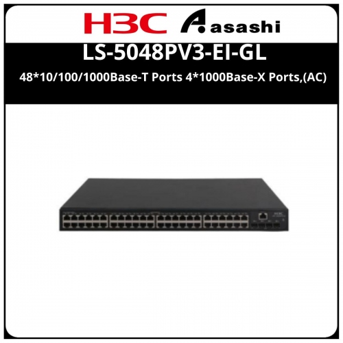 H3C LS-5048PV3-EI-GL 48*10/100/1000Base-T Ports 4*1000Base-X Ports,(AC)
