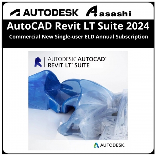 Autodesk AutoCAD Revit LT Suite 2024 Commercial New Single-user ELD Annual Subscription