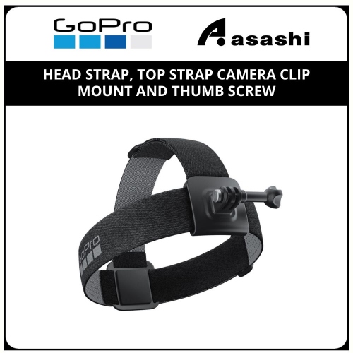 GoPro Head Strap, Top Strap Camera Clip Mount and Thumb Screw