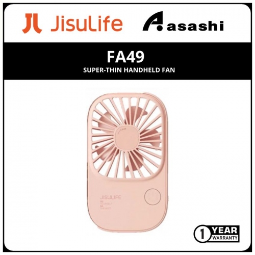 JisuLife FA49 Pink Super-Thin Handheld Fan