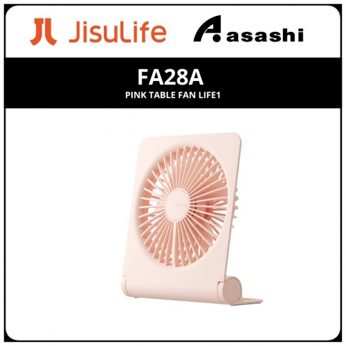 JisuLife FA28 Pink Table Fan Life1