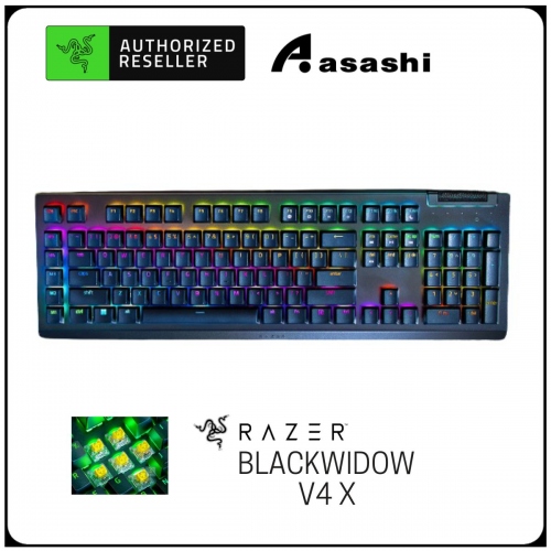 Razer BlackWidow V4 X - Yellow Switch (Mechanical Gaming Keyboard with Razer Chroma™ RGB)