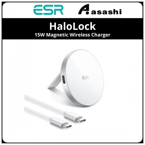 ESR HaloLock 15W Magnetic Wireless Charger - White