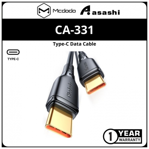 Mcdodo CA-3311 Black Series 240W Type-C to Type-C Data Cable 2M