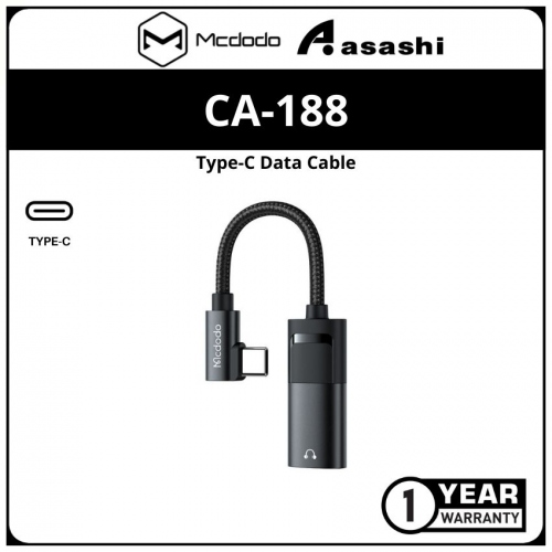 Mcdodo CA-1880 Type-C to Type-C and DC3.5mm cable (60W PD)