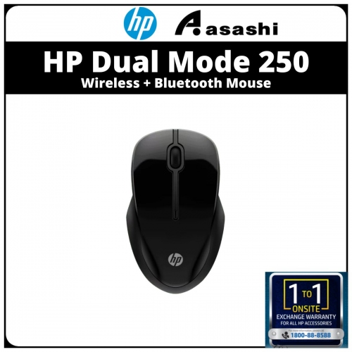 HP Dual Mode 250 Wireless + Bluetooth Mouse (6V2J7AA)-1 Year Warranty