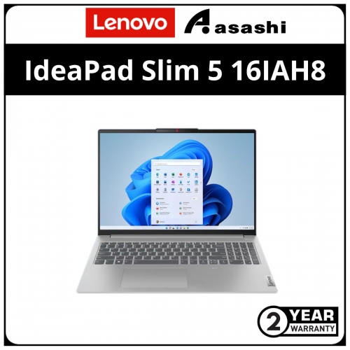 Lenovo IdeaPad Slim 5 16IAH8 Notebook-83BG001MMJ-(Intel Core i5-12450H/16GB DDR5 OB(No slot)/512GB SSD NVME/Intel UHD Graphic/16
