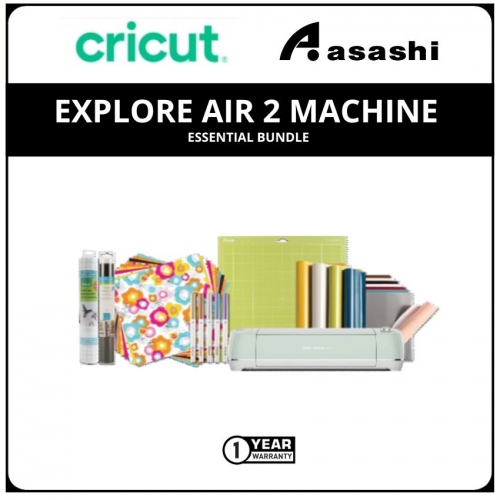 Essential Bundle-Cricut Explore Air 2 Machine (Item: 2004326,2008571,2004409,2008406,2002363,2007793)