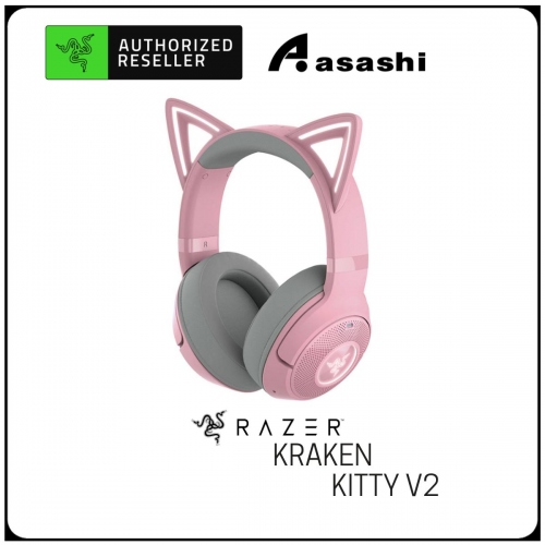PROMO - Razer Kraken Kitty V2 BT - Quartz (Wireless Bluetooth Headset