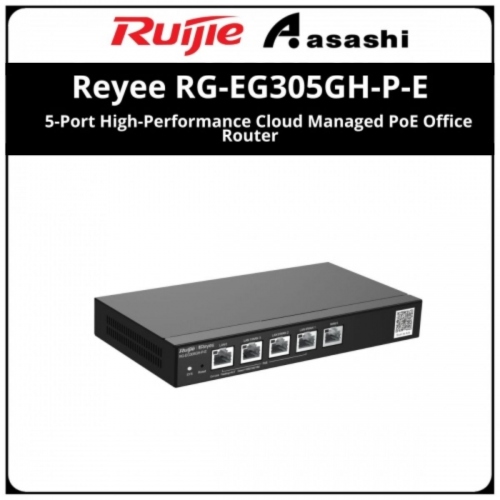 Ruijie Reyee RG-EG305GH-P-E 5-Port High Performance Cloud Managed PoE Office Router