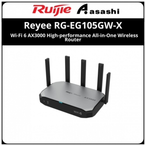 Ruijie Reyee RG-EG105GW-X Wi-Fi 6 AX3000 High-performance All-in-One Wireless Router