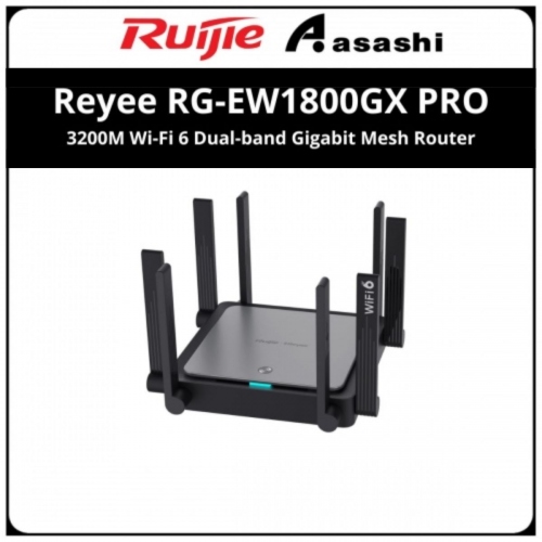 Ruijie Reyee RG-EW1800GX PRO 1800M Wi-Fi 6 Dual-band Gigabit Mesh Router