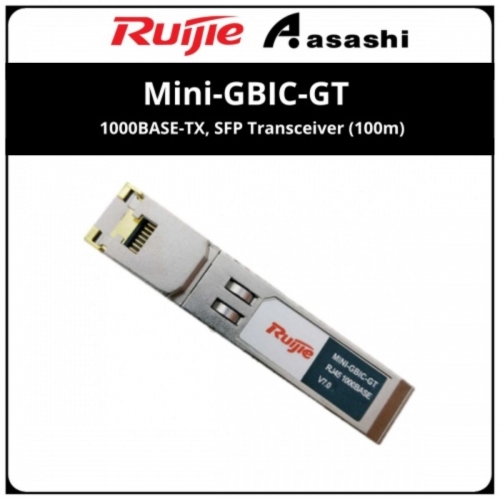 Ruijie Mini-GBIC-GT 1000BASE-TX, SFP Transceiver (100m)