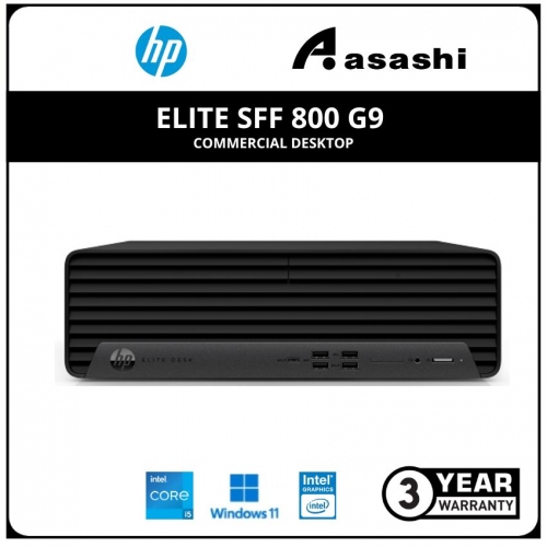 HP Elite SFF 800 G9 Commercial Desktop-8F6D6PA-(Intel Core i5-13500/8GB DDR5/512GB SSD/Intel UHD Graphic/NO ODD/HP Keyboard & Mouse/Win11 Pro/3Y)