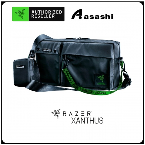 Razer Xanthus Crossbody Bag (Fits most handhelds & mobile controllers, Water-repellent, Detachable mini pouch)