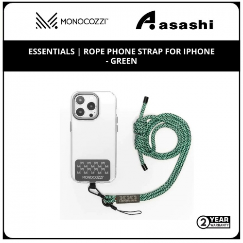Monocozzi Essentials | Rope Phone Strap For Iphone - Green