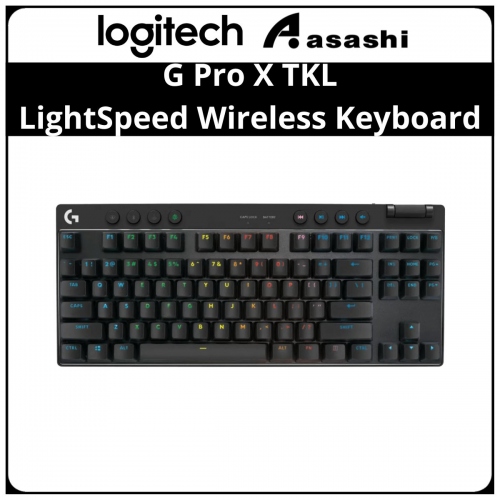 Logitech G PRO X TKL LightSpeed Wireless Bluetooth Gaming Keyboard - BLACK (Tactile)