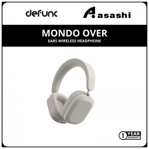 Defunc MONDO Over-Ears Wireless Headphone - Gray (1 yrs Limited Hardware Warranty)