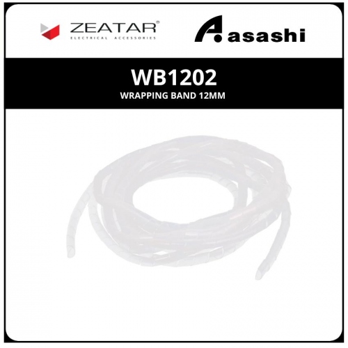 Zeatar WB1202 Wrapping Band 12mm White (2 Meter)