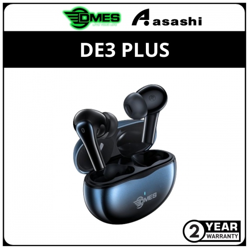 DMES DE3 PLUS - True Wireless Stereo Bluetooth 5.3 IPX5 Earbuds - 2Y