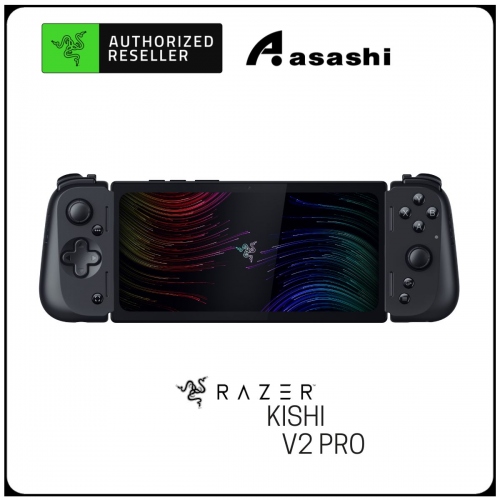 Razer Kishi V2 Pro - Android (Razer HyperSense Haptics, Uni.Fit w/Extendable Bridge, Virtual Controller Mode, Razer Nexus App)