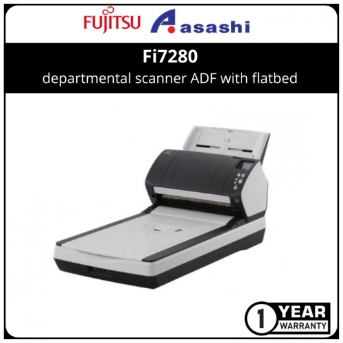Fujitsu scanner Fi7280 departmental scanner ADF with flatbed