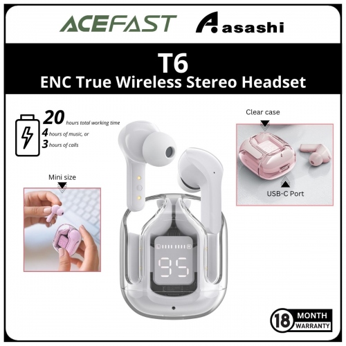 Acefast T6 (Grey) ENC True Wireless Stereo Headset