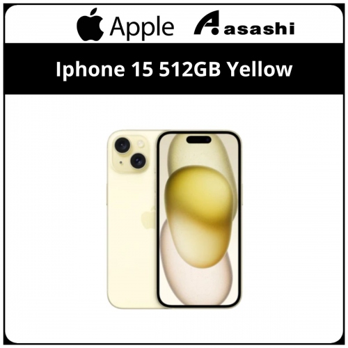 Apple iPhone 15 512GB Yellow (MTPF3ZP/A)