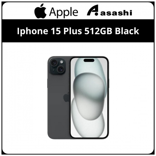 Apple iPhone 15 Plus 512GB Black (MU1H3ZP/A)
