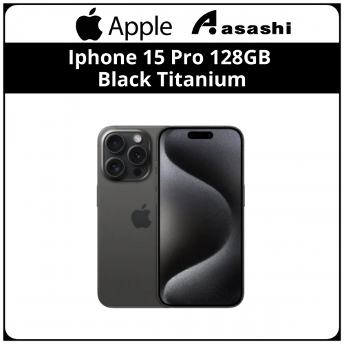 Apple iPhone 15 Pro 128GB Black Titanium (MTUV3ZP/A)