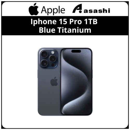 Apple iPhone 15 Pro 1TB Blue Titanium (MTVG3ZP/A)