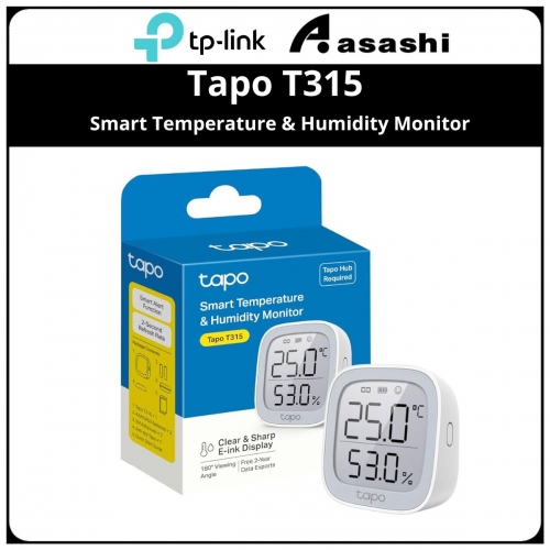Tp-Link Tapo T315 Smart Temperature & Humidity Monitor