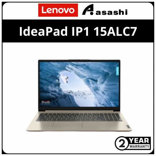 Lenovo IdeaPad IP1 15ALC7 Notebook-82R400EVMJ-(AMD Ryzen 5-5500U/16GBDDR4(8GB OB+8GB)/512GB SSD/Integrated AMD Radeon™ Graphics/15.6