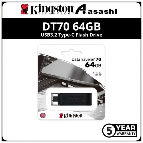 Kingston DT70 64GB USB3.2 Type-C Flash