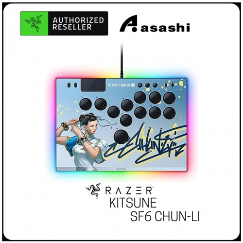 Razer Kitsune SF6 (Chun LI Edition) - All-Button Optical Arcade Controller for PS5™ and PC