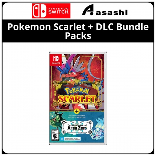 Pokemon Scarlet + DLC Bundle Packs - Nintendo