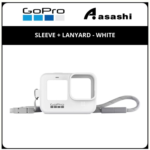 GOPRO Sleeve + Lanyard - White (Compatible: H9/H10/H11/H12)