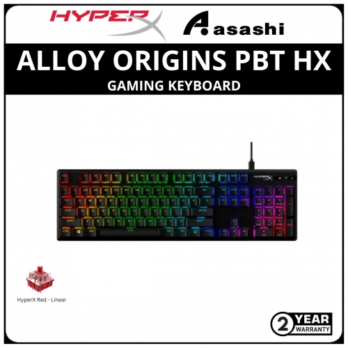 HP HyperX Alloy Origins PBT RGB Gaming Keyboard-HyperX Red Switch-(639N3AA) 2 Years Warranty